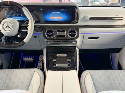 2025 Mercedes-Benz AMG G 63 Brabus G800 4.0L V8 Bi-Turbo Engine Black Blue SUV