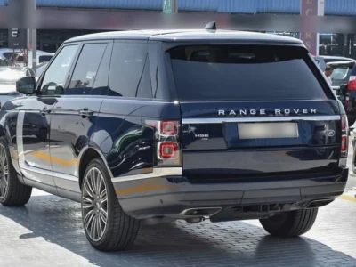 2022 Land Rover Range Rover HSE P400 3.0L 6-Cylinder Inline Petrol Blue Beige SUV