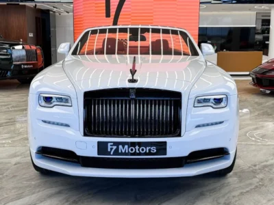 2017 Rolls-Royce Dawn Bespoke Silver Package 6.6L V12 Twin-Turbo White Red Convertible