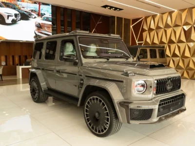 2025 Mercedes-Benz G 63 AMG BRABUS G 800 4.0L V8 Biturbo Engine Grey White SUV