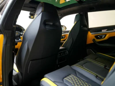 2024 Lamborghini Urus S 8 Cylinder petrol Engine Yellow Black SUV Carbon Fiber Interior