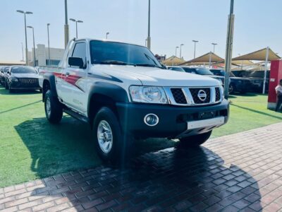 2022 Nissan Patrol 4.8 Litres V6 Petrol Engine White Grey Pickup Truck GCC Specs