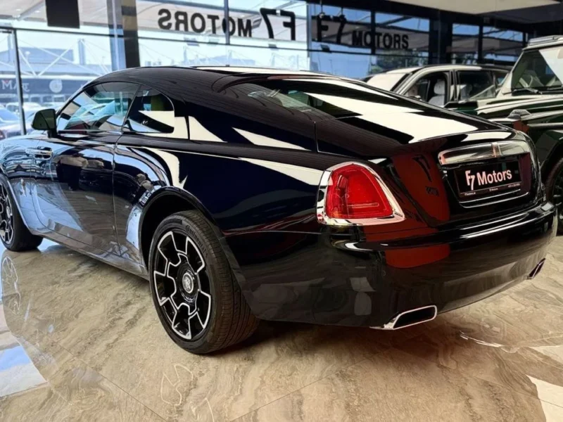 2018 Rolls-Royce Wraith 6.6L Twin-Turbocharged V12 Engine Blue Yellow Coupe GCC