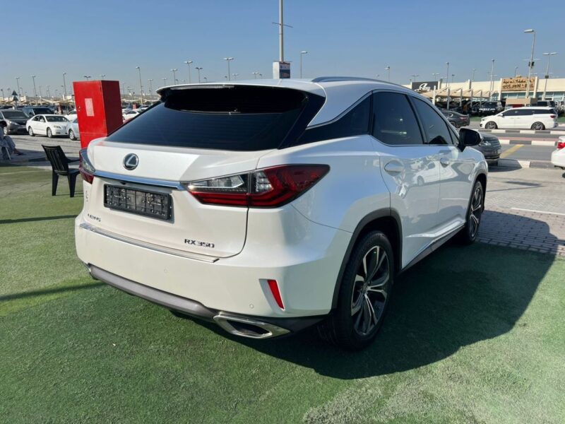 2017 LEXUS RX350 F-Sport 3.5 Litres V6 Petrol Engine White Brown SUV GCC Full Option