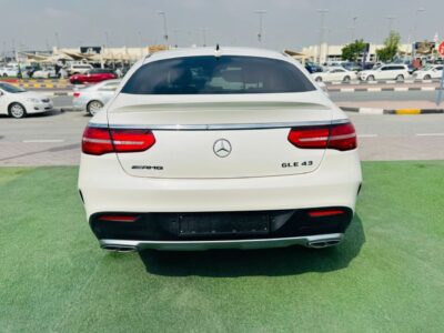 2017 Mercedes-Benz GLE 43 AMG 3.0 Litres V6 Petrol Engine White Beige SUV GCC Specs