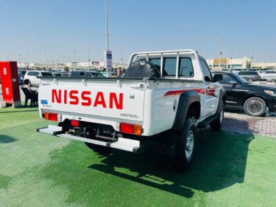 2022 Nissan Patrol 4.8 Litres V6 Petrol Engine White Grey Pickup Truck GCC Specs
