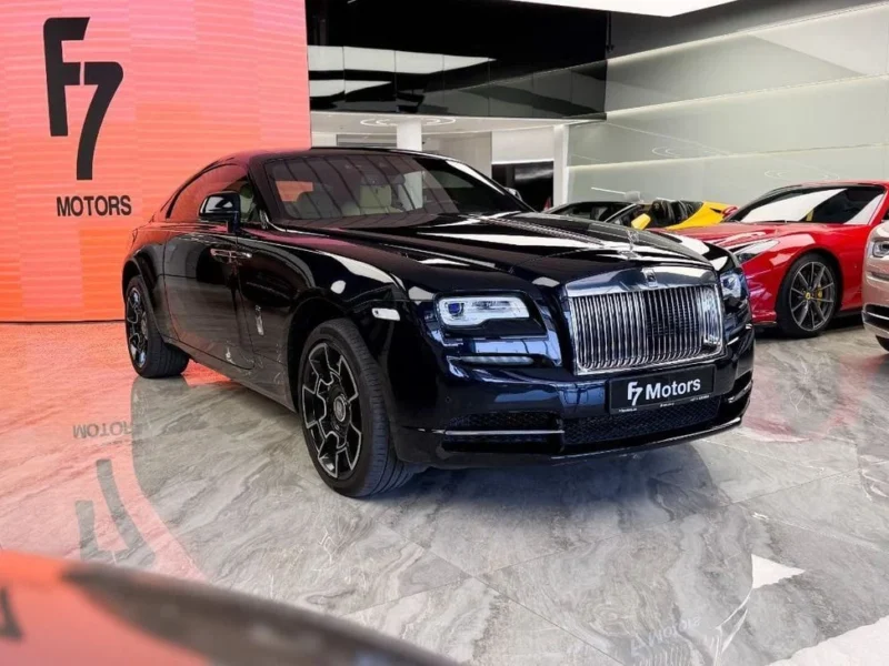 2018 Rolls-Royce Wraith 6.6L Twin-Turbocharged V12 Engine Blue Yellow Coupe GCC