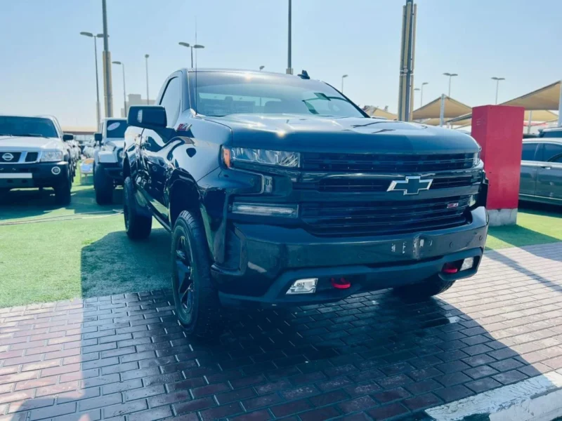 2022 CHEVROLET SILVERADO 5.3 Litres V8 Petrol Engine Black Grey Pickup Truck GCC