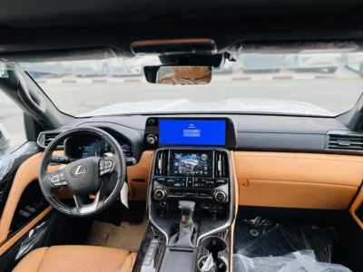 2026 LEXUS LX600H SIGNATURE 3.5 Litres TURBO V6 Petrol Engine White Tan SUV