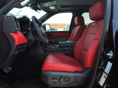 2026 Toyota Tundra TRD Pro 3.4L Twin-Turbo V6 i-FORCE MAX Hybrid Black Red Pickup Truck