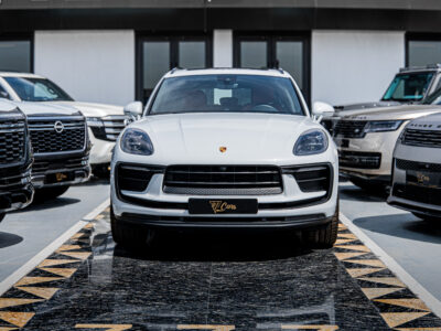 2024 Porsche Macan 2.0 Litres 4-cylinder Petrol Engine White Red SUV AWD GCC Specs