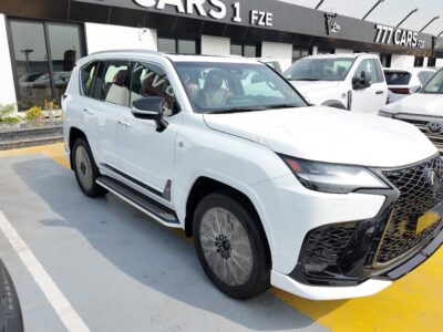 2025 Lexus LX700h F-Sport 3.5 Litres Twin-Turbo V6 Hybrid Engine White Red SUV