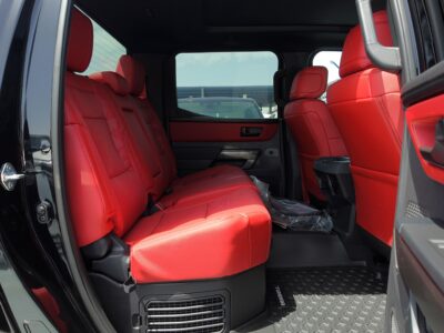 2026 Toyota Tundra TRD Pro 3.4L Twin-Turbo V6 i-FORCE MAX Hybrid Black Red Pickup Truck