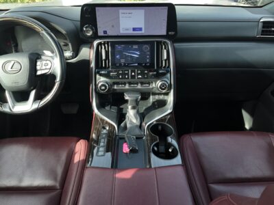 2022 Lexus LX 600 Signature 3.5 Litres Twin-Turbo V6 Petrol Engine Grey Red SUV AWD