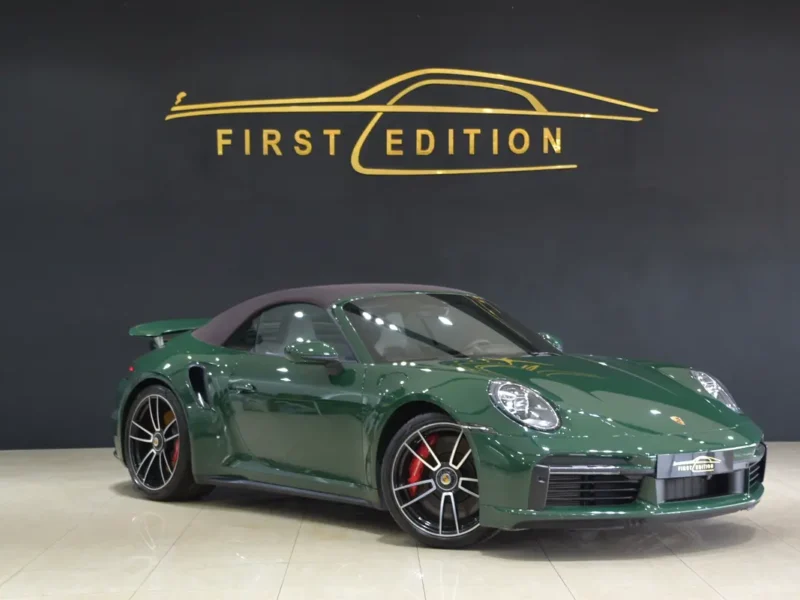 2021 Porsche Carrera / 911 Turbo 6 Cylinders Petrol Engine Green Tan Coupe GCC Pristine Condition