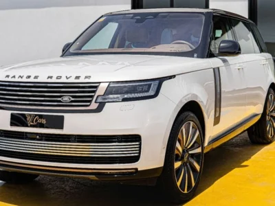 2022 Land Rover Range Rover (LWB) SV P615 4.4L 8 Cylinders Engine White Tan SUV
