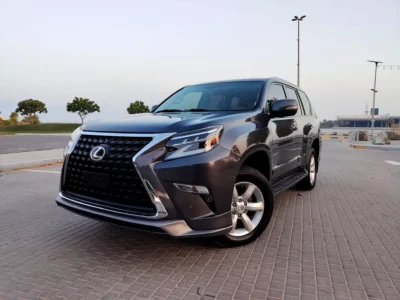 2010 Lexus GX 460 Facelifted to 2022 4 Cylinders Petrol Engine Grey Beige SUV GCC Specs