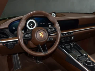 2021 Porsche Carrera / 911 Turbo 6 Cylinders Petrol Engine Green Tan Coupe GCC Pristine Condition