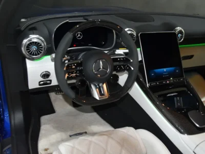 2024 Mercedes-Benz AMG GT 63 4MATIC+ V8 Biturbo Petrol Engine Blue White Coupe