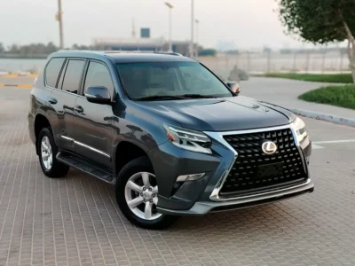 2010 Lexus GX 460 Facelifted to 2022 4 Cylinders Petrol Engine Grey Beige SUV GCC Specs