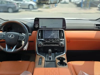 2026 Lexus LX700h VIP 3.5L V6 Twin-Turbo Hybrid Engine Black Orange SUV GCC Specs