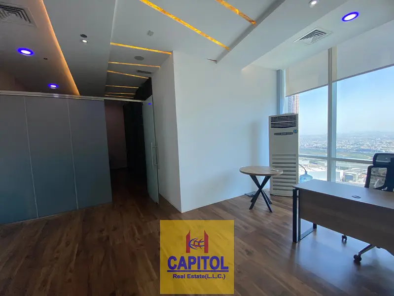 WOW CHEAPEST OFFICE 975 SQFT Fully Fitted and furnished -WITH 3 PARTITION AVAILABLE FOR RENT