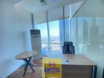 WOW CHEAPEST OFFICE 975 SQFT Fully Fitted and furnished -WITH 3 PARTITION AVAILABLE FOR RENT