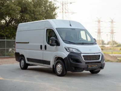 2022 Peugeot Boxer L2h2 2.2L 4-cylinder Turbo Diesel Engine MT White Black Panel Van GCC