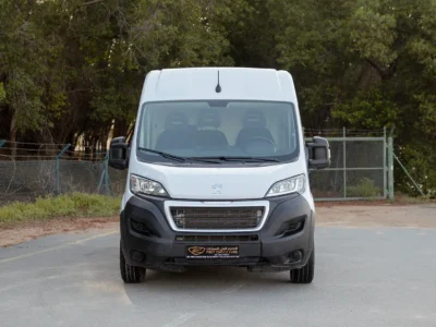 2022 Peugeot Boxer L2h2 2.2L 4-cylinder Turbo Diesel Engine MT White Black Panel Van GCC