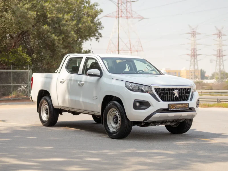 2023 Peugeot Landtrek Double Cabin 2.0L 4 Cylinders Petrol Engine White Black Pickup Truck AT