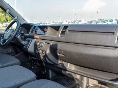 2024 Toyota Hiace 2.7 Litres 4 Cylinders Petrol Engine White Grey Van GCC Specs