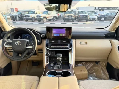2026 Toyota Land Cruiser GXR 4.0 Litres Petrol V6 Engine White Beige SUV GCC Specs High Option