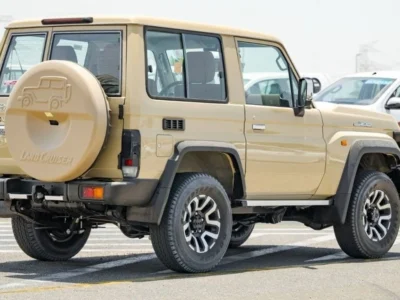 2024 Toyota Land Cruiser 71 4.0 Litres V6 Petrol Engine Beige Brown SUV GCC Specs AT 3 Doors Full Option