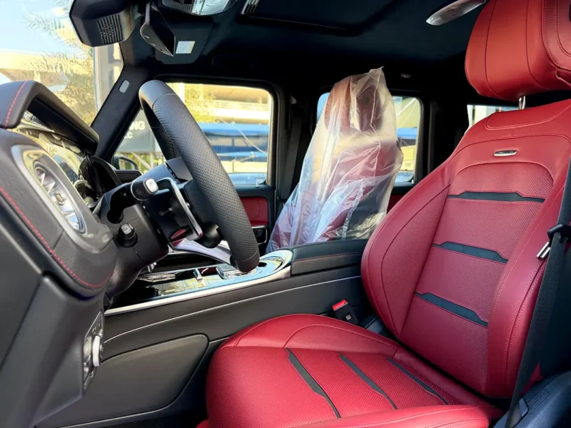 2025 Mercedes-Benz G-Class G 63 AMG 4.0 Litres V8 Petrol Engine White Red SUV Korean Specs