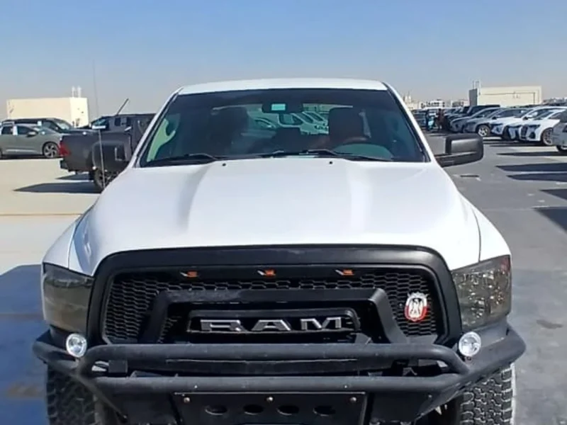 2020 Dodge RAM 3.6 Litres 6 Cylinders Petrol Engine White Red Pickup Truck Automatic