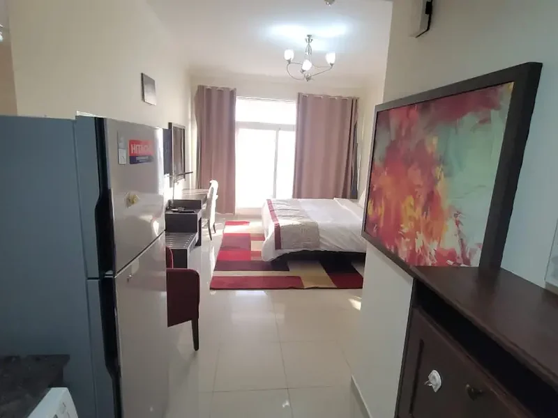 Fully Furnished Studio @48K | High Floor | Balcony I Car Parking