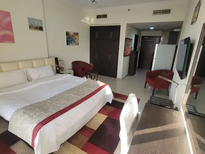 Fully Furnished Studio @48K | High Floor | Balcony I Car Parking