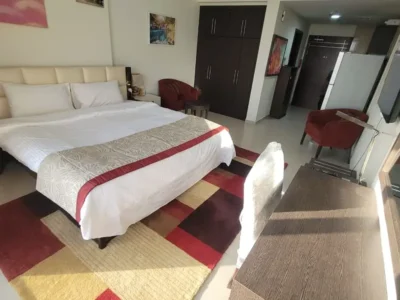 Fully Furnished Studio @48K | High Floor | Balcony I Car Parking
