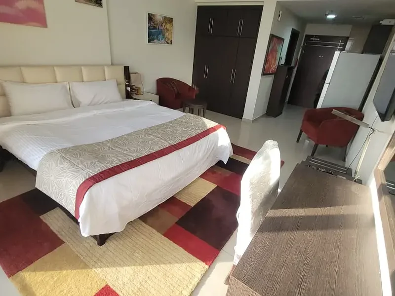 Fully Furnished Studio @48K | High Floor | Balcony I Car Parking