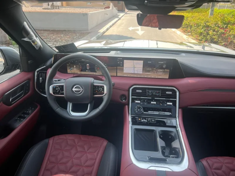 2026 Nissan Patrol SE PLATINUM 3.8-liter V6 Petrol Engine White Red SUV GCC Automatic