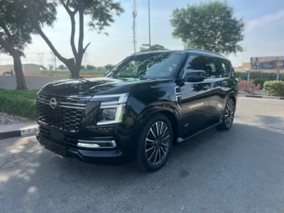 2026 Nissan Patrol LE PLATINUM 3.5-liter V6 Twin Turbo Black Tan SUV GCC Specs
