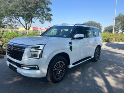 2026 Nissan Patrol SE PLATINUM 3.8-liter V6 Petrol Engine White Red SUV GCC Automatic