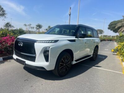 2026 Infiniti QX80 Autograph Bench Chairs 3.5L 6 Cylinders Engine White Red SUV GCC