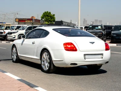 2007 Bentley Continental GT 12 Cylinders Petrol Engine White Tan Coupe GCC Specs