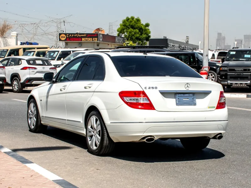 2008 Mercedes-Benz C-Class C250 4 Cylinders Petrol Engine White Black Sedan Japanese Specs