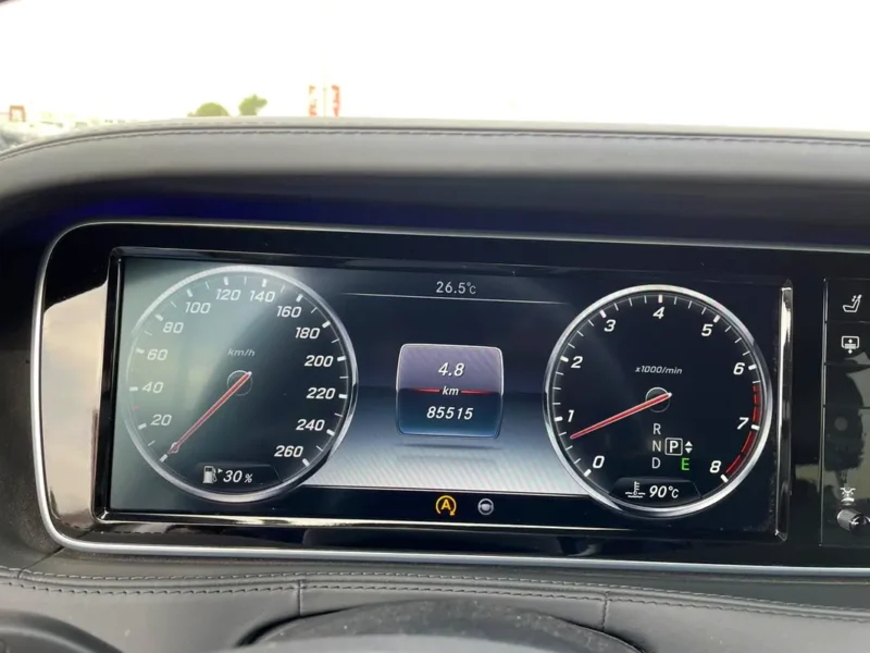 2015 Mercedes-Benz S-Class S 550 8 Cylinders Petrol Engine White Black Sedan PREMIUM EDITION
