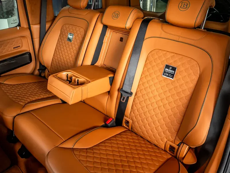 2025 Mercedes-Benz G-Class Brabus G800 V8 Biturbo Petrol Engine Green Orange SUV