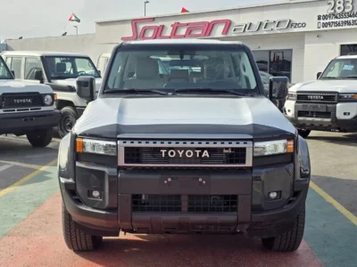 2026 Toyota Land Cruiser Prado MID 2.4 Litre 4 Cylinder Petrol Turbo Engine Grey Tan SUV GCC