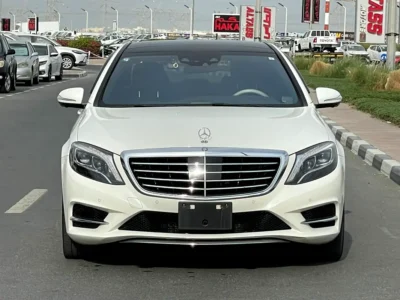 2015 Mercedes-Benz S-Class S 550 8 Cylinders Petrol Engine White Black Sedan PREMIUM EDITION