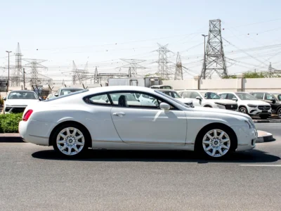 2007 Bentley Continental GT 12 Cylinders Petrol Engine White Tan Coupe GCC Specs